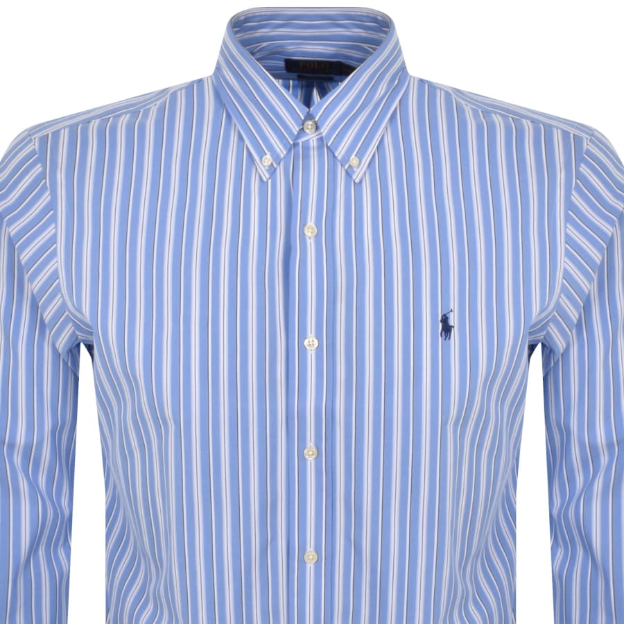 Ralph Lauren Custom Fit Shirt Blue Mainline Menswear